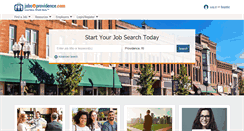 Desktop Screenshot of jobsinprovidence.com