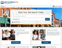 Tablet Screenshot of jobsinprovidence.com